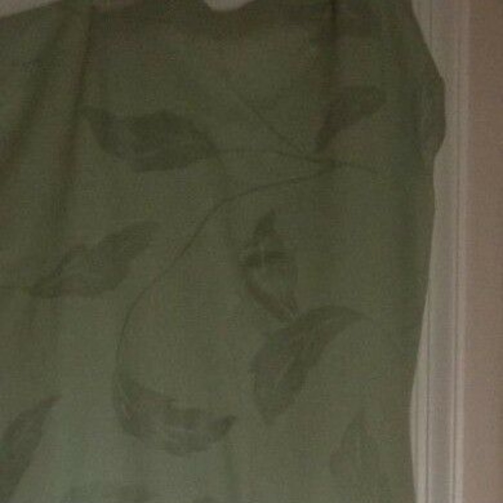 Springs Green Foliage Design Curtains Drapes